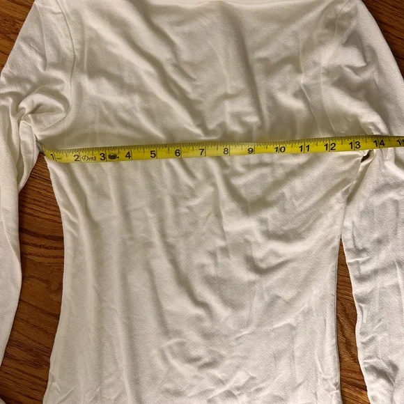 Naked Wardrobe Classic Cream Long Sleeve Dress - Picture 3 of 7